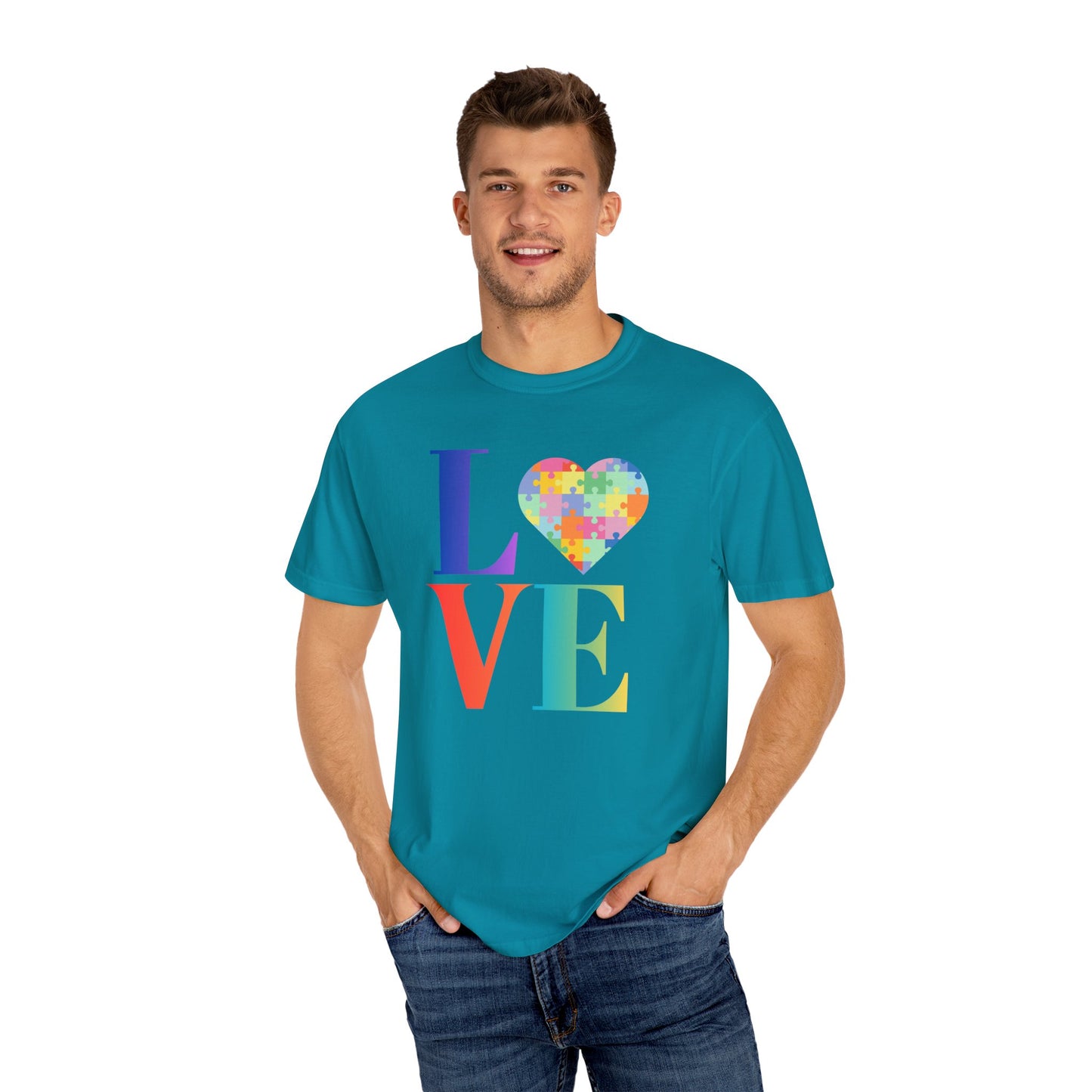 Colorful Love Puzzle Unisex T-Shirt