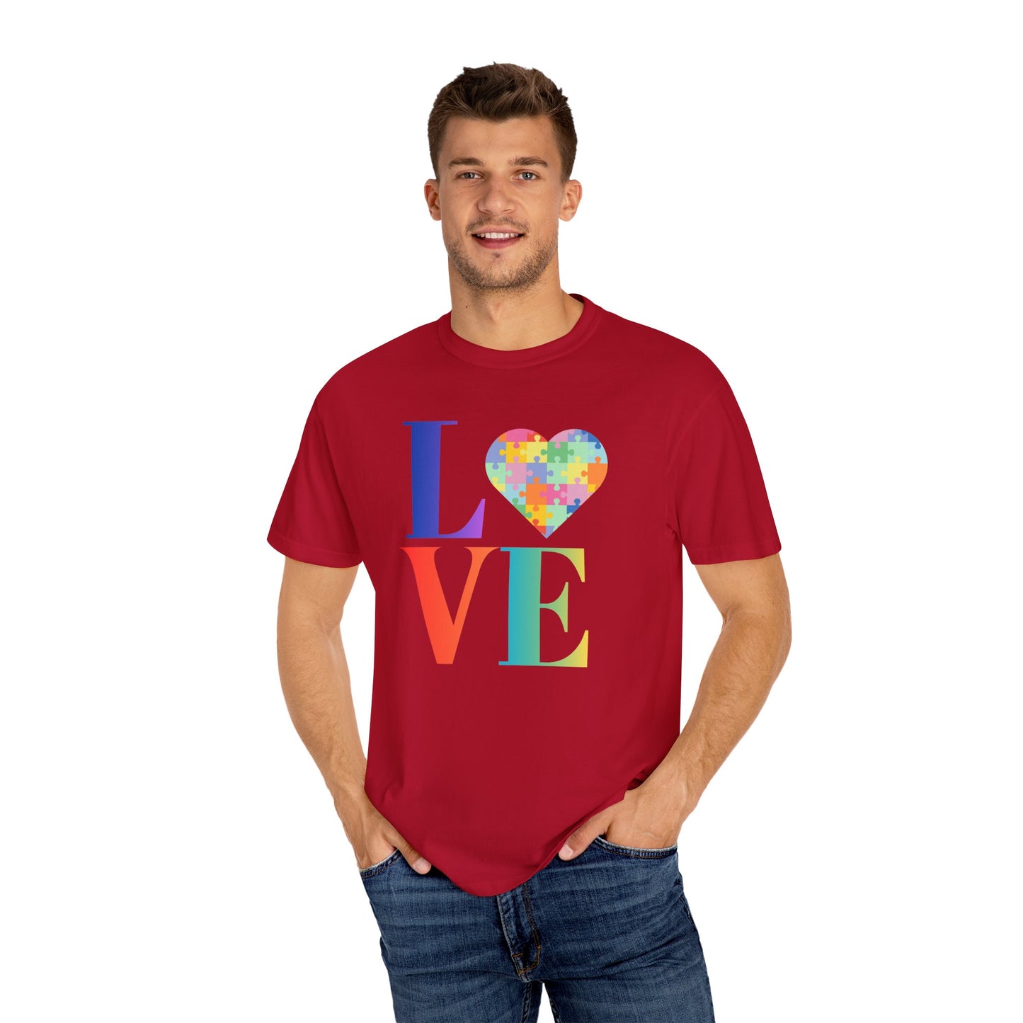 Colorful Love Puzzle Unisex T-Shirt