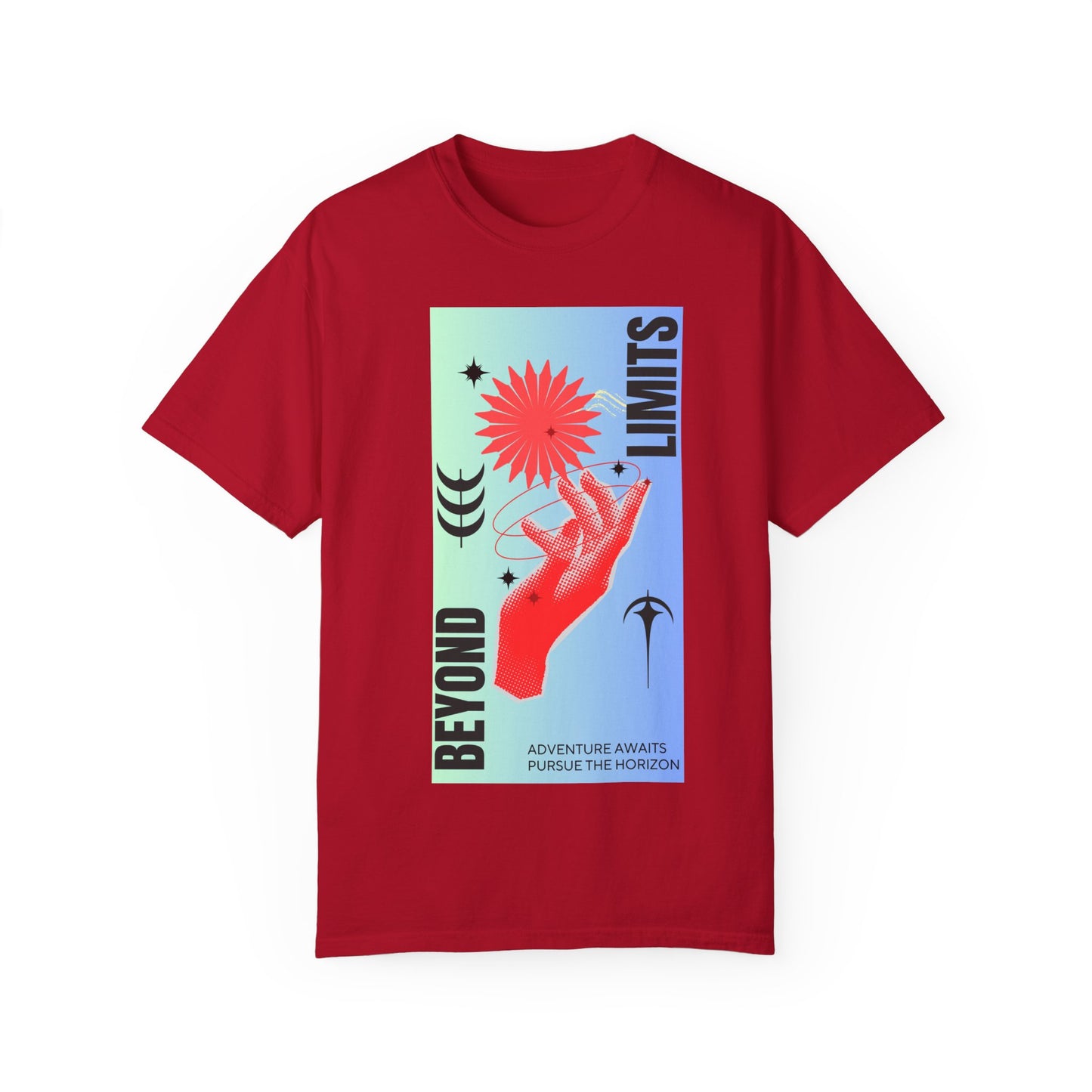 Adventure Beyond Limits T-Shirt - Unisex Garment-Dyed Tee