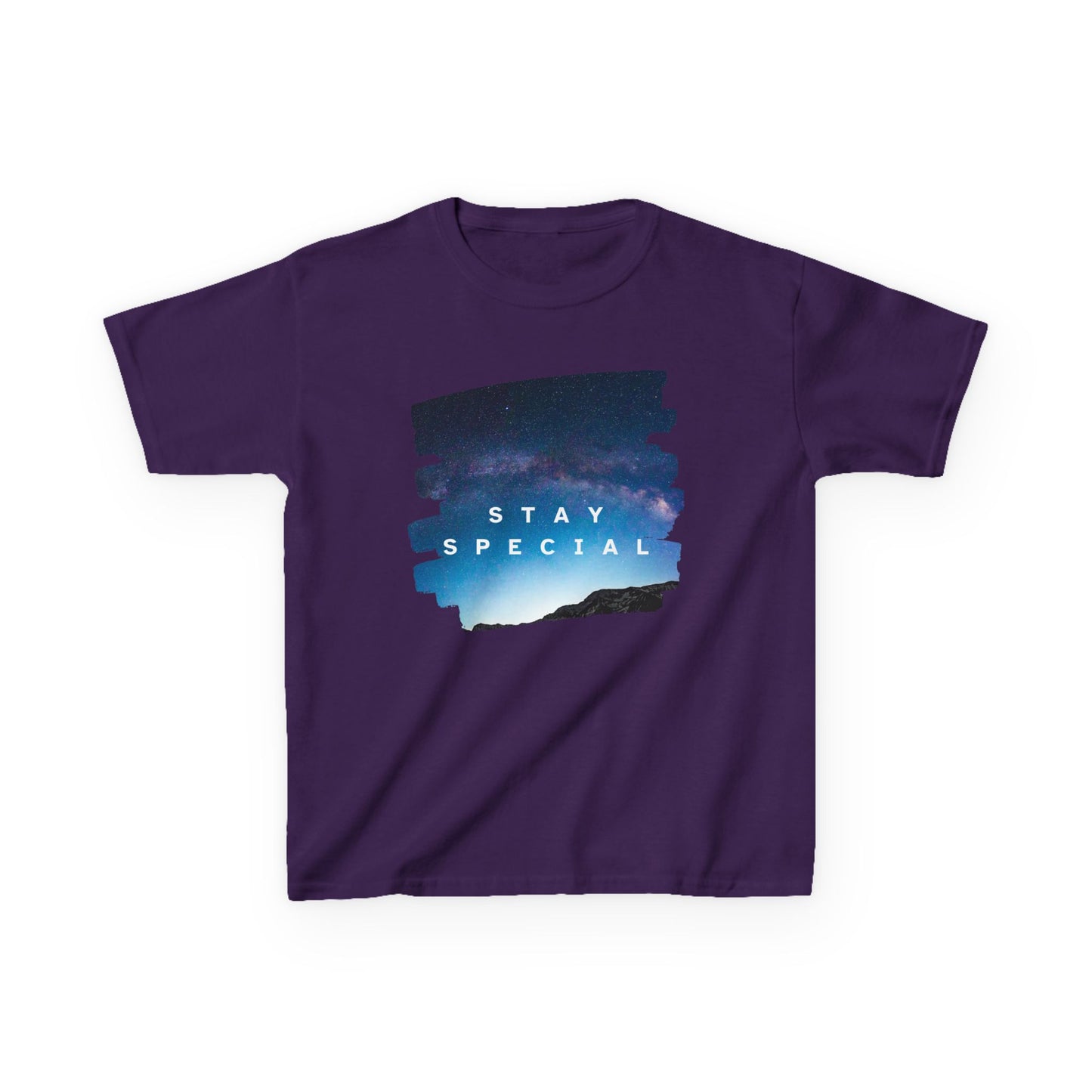Stay Special Kids Garment-Dyed T-Shirt - Inspirational Galaxy Design