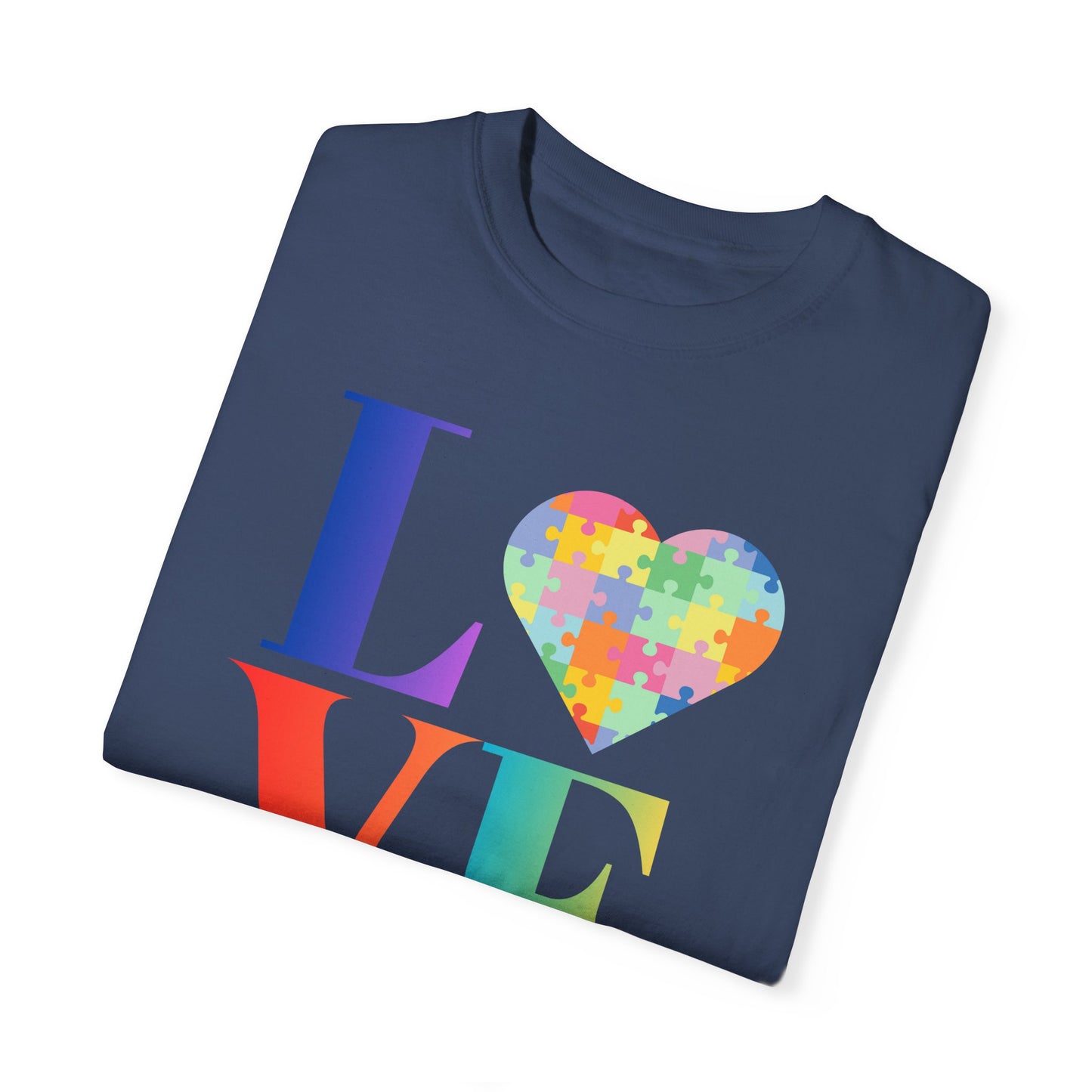 Colorful Love Puzzle Unisex T-Shirt