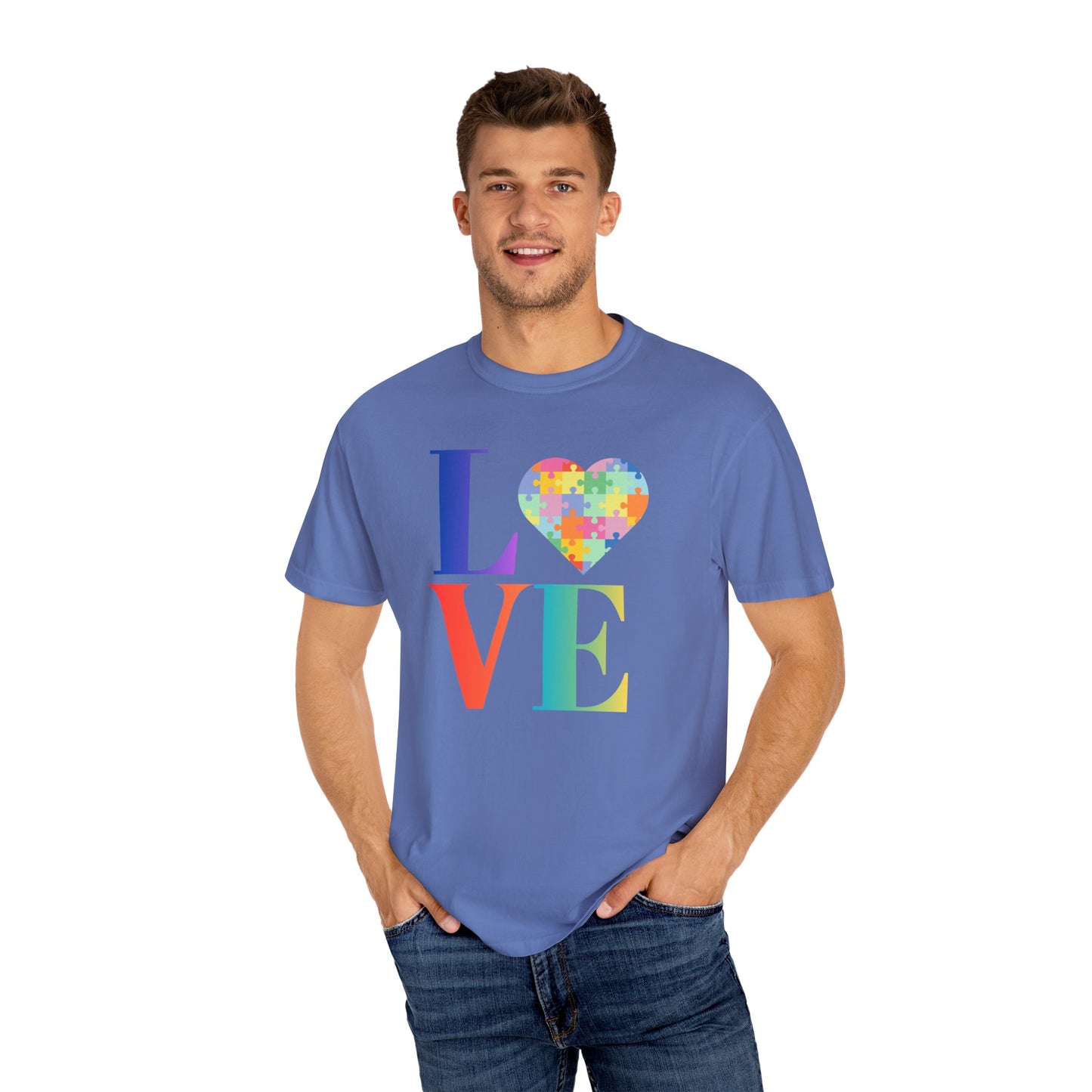 Colorful Love Puzzle Unisex T-Shirt
