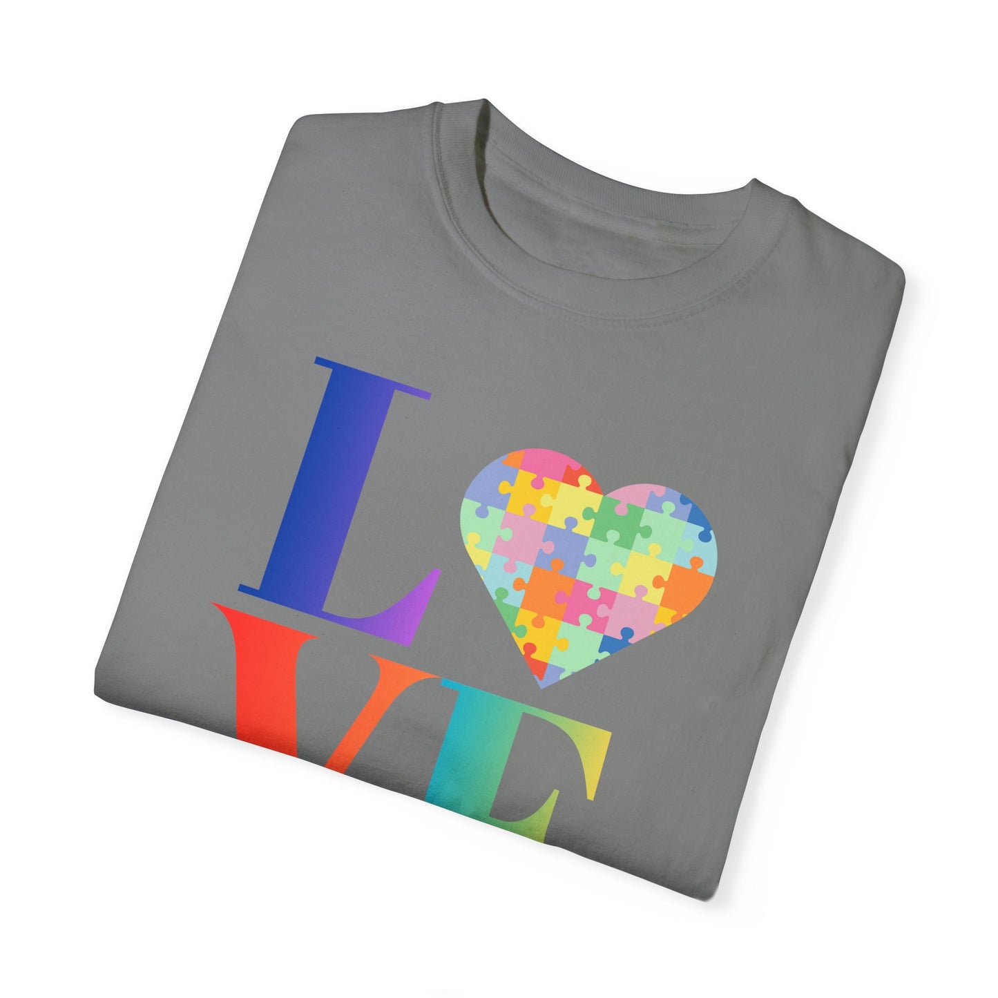Colorful Love Puzzle Unisex T-Shirt