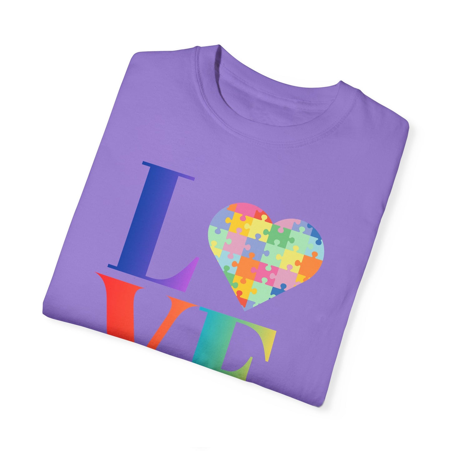 Colorful Love Puzzle Unisex T-Shirt