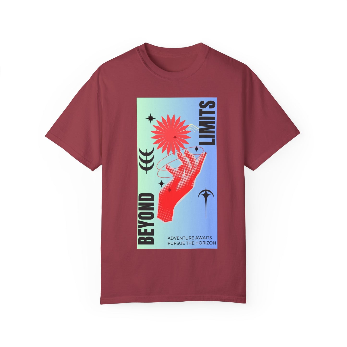 Adventure Beyond Limits T-Shirt - Unisex Garment-Dyed Tee