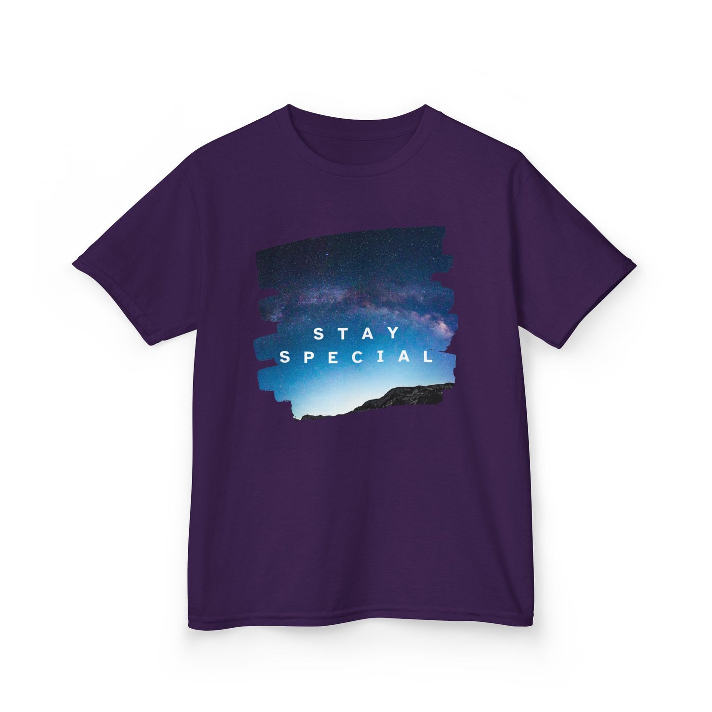 Stay Special Kids Garment-Dyed T-Shirt - Inspirational Galaxy Design