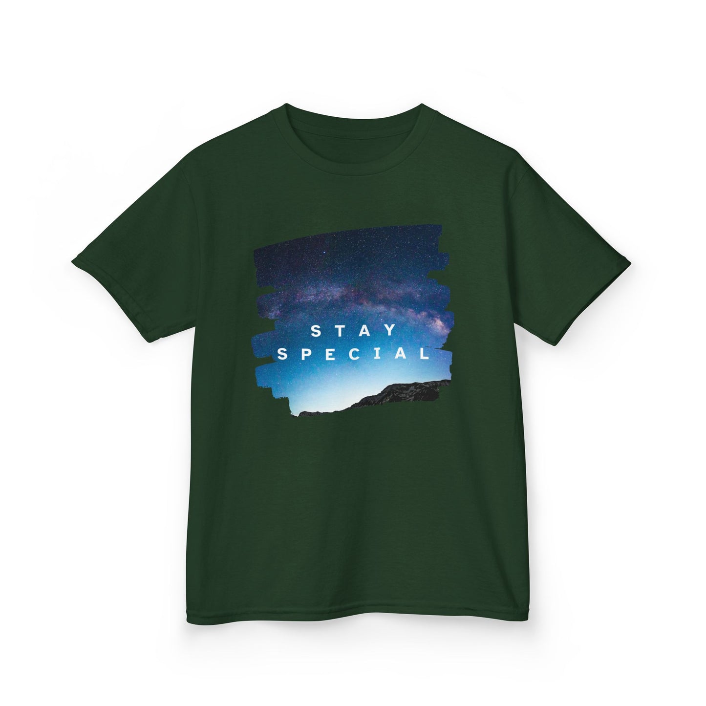 Stay Special Kids Garment-Dyed T-Shirt - Inspirational Galaxy Design