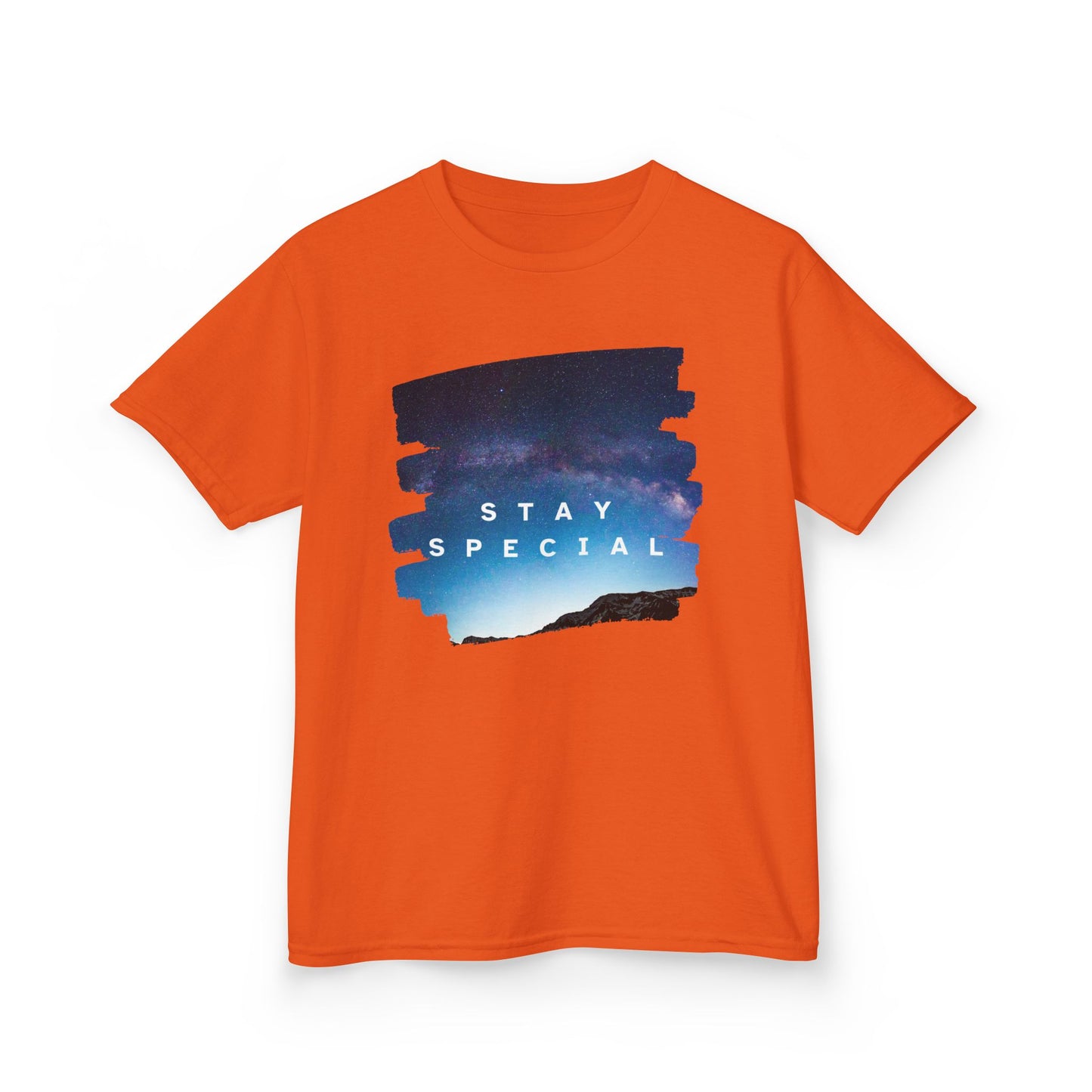 Stay Special Kids Garment-Dyed T-Shirt - Inspirational Galaxy Design