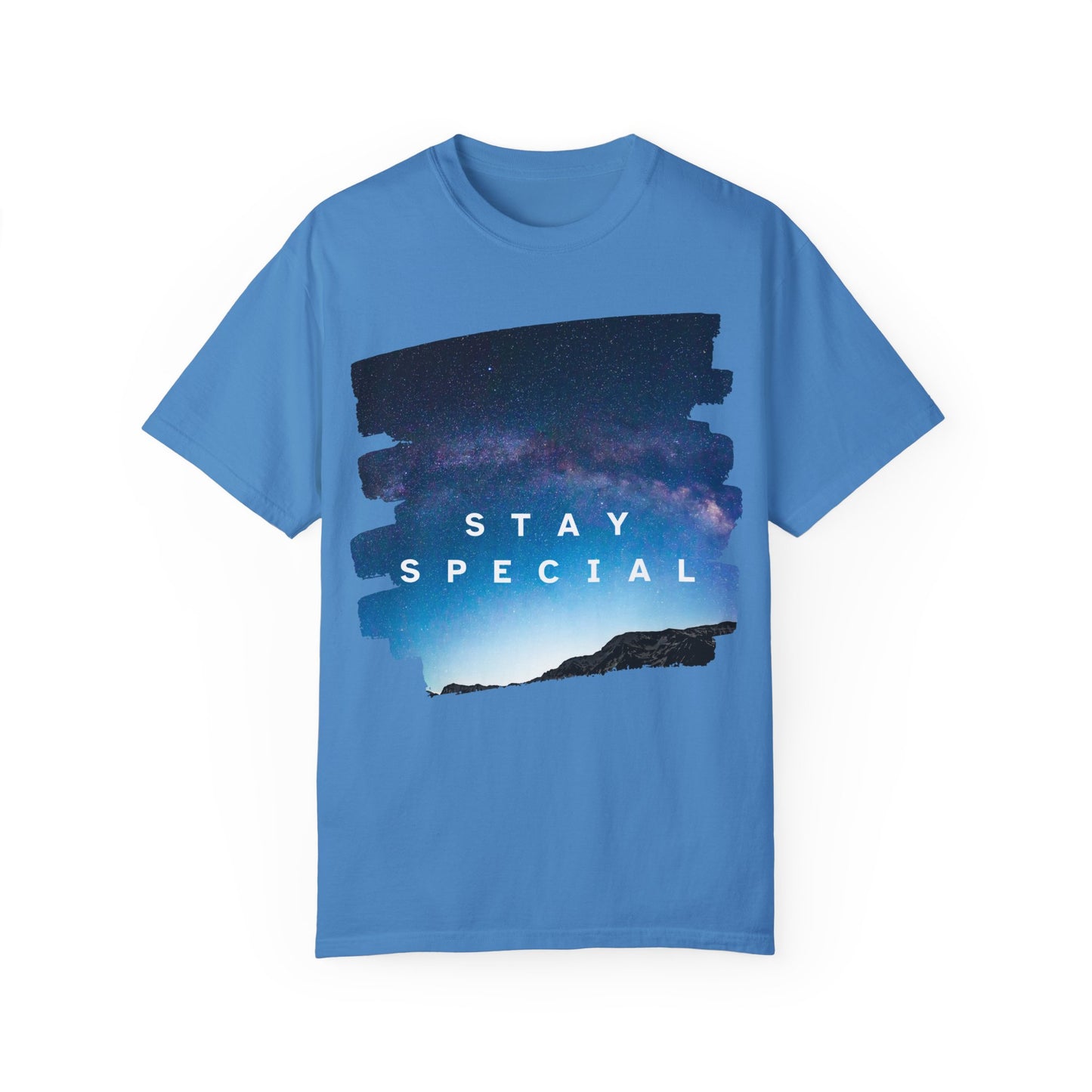 Stay Special Unisex Garment-Dyed T-Shirt - Inspirational Galaxy Design