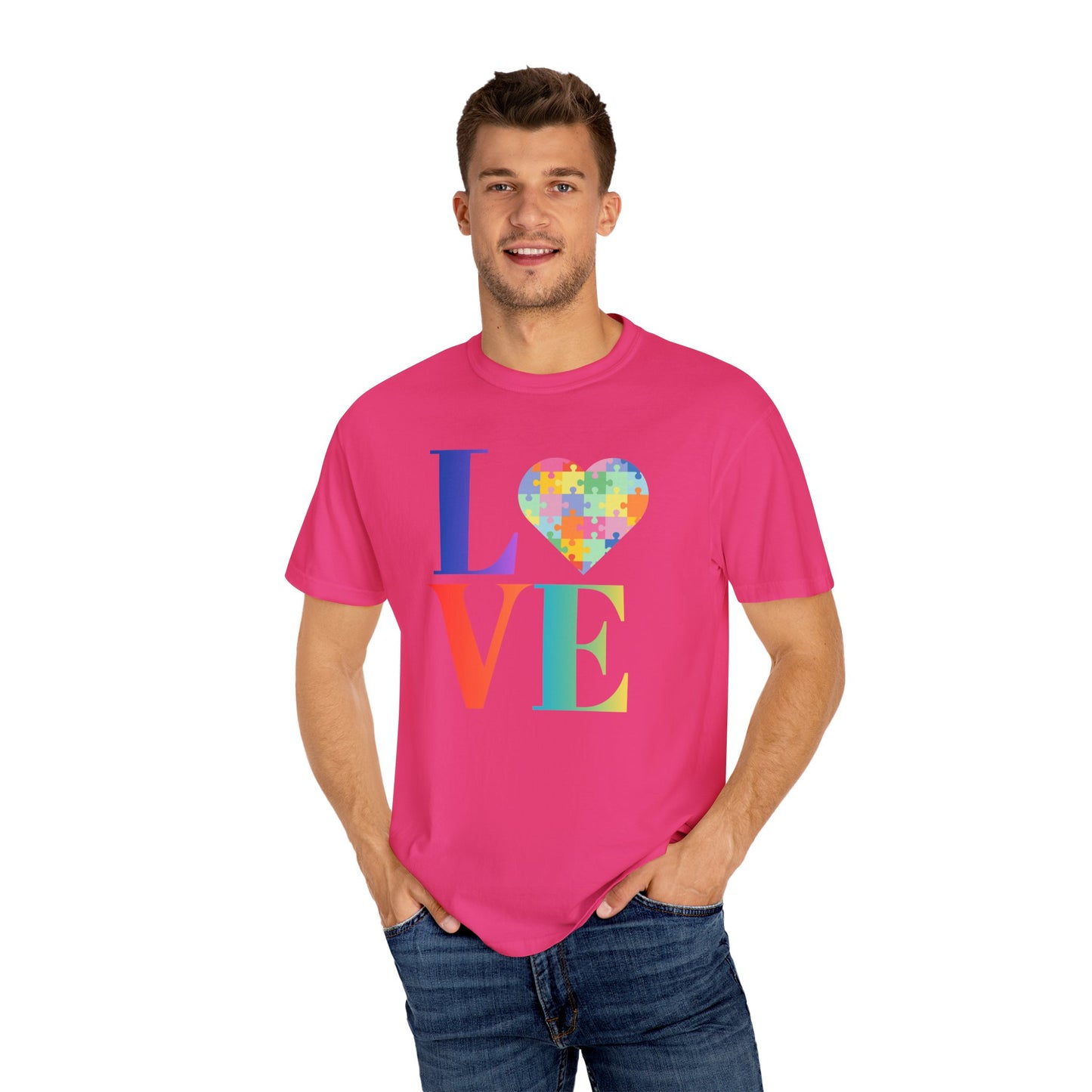 Colorful Love Puzzle Unisex T-Shirt