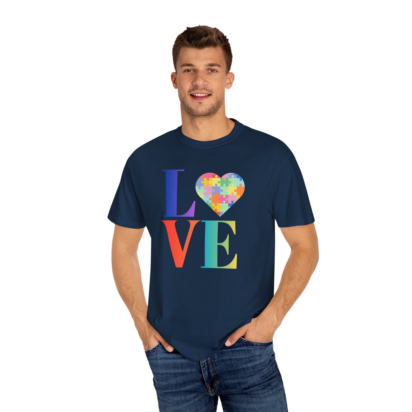 Colorful Love Puzzle Unisex T-Shirt