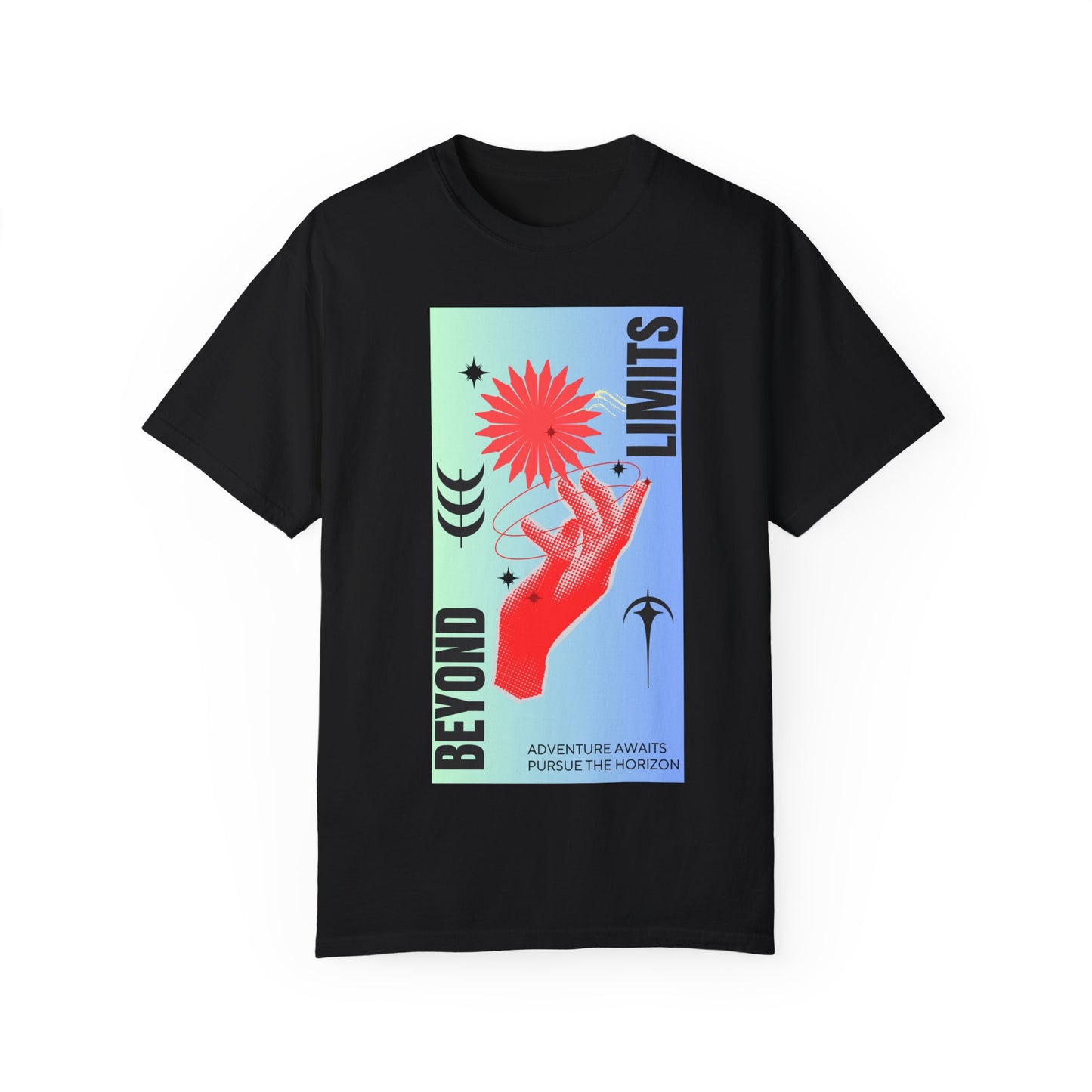 Adventure Beyond Limits T-Shirt - Unisex Garment-Dyed Tee