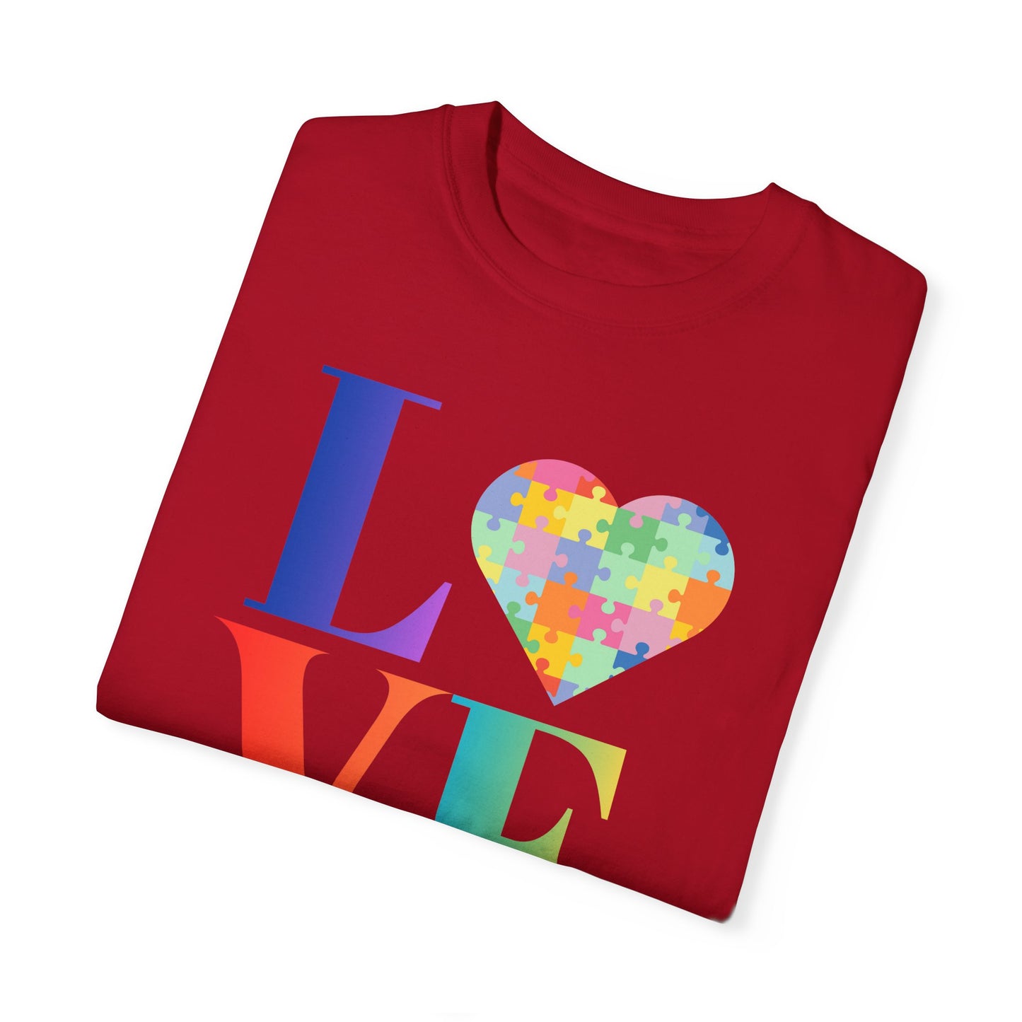 Colorful Love Puzzle Unisex T-Shirt