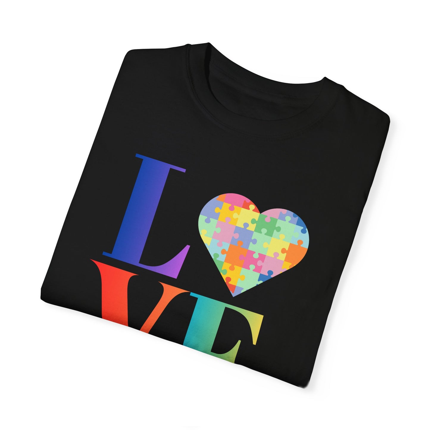 Colorful Love Puzzle Unisex T-Shirt