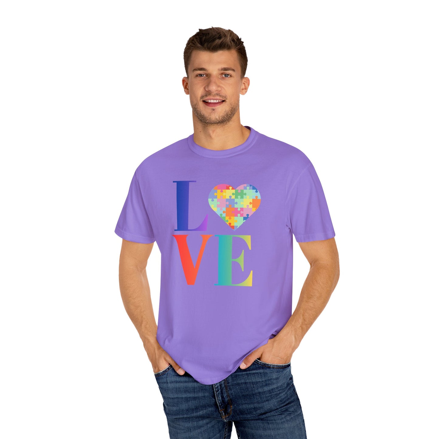 Colorful Love Puzzle Unisex T-Shirt