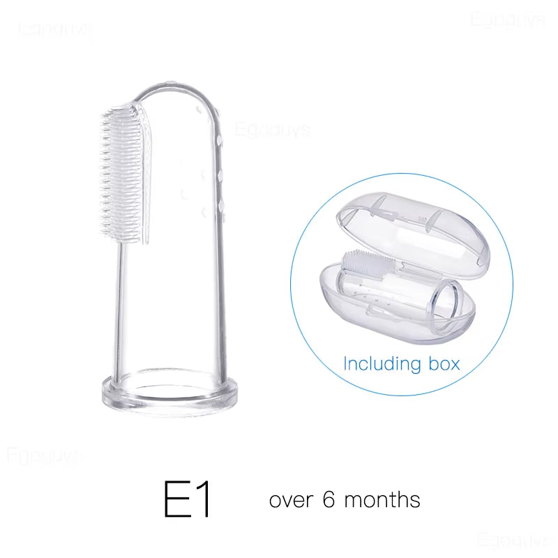 Children U-Shape Toothbrush 360-Degree Oral Cleaning Kids Tooth Brush Soft Million Nano Bristle Silicone Baby Finger Teether