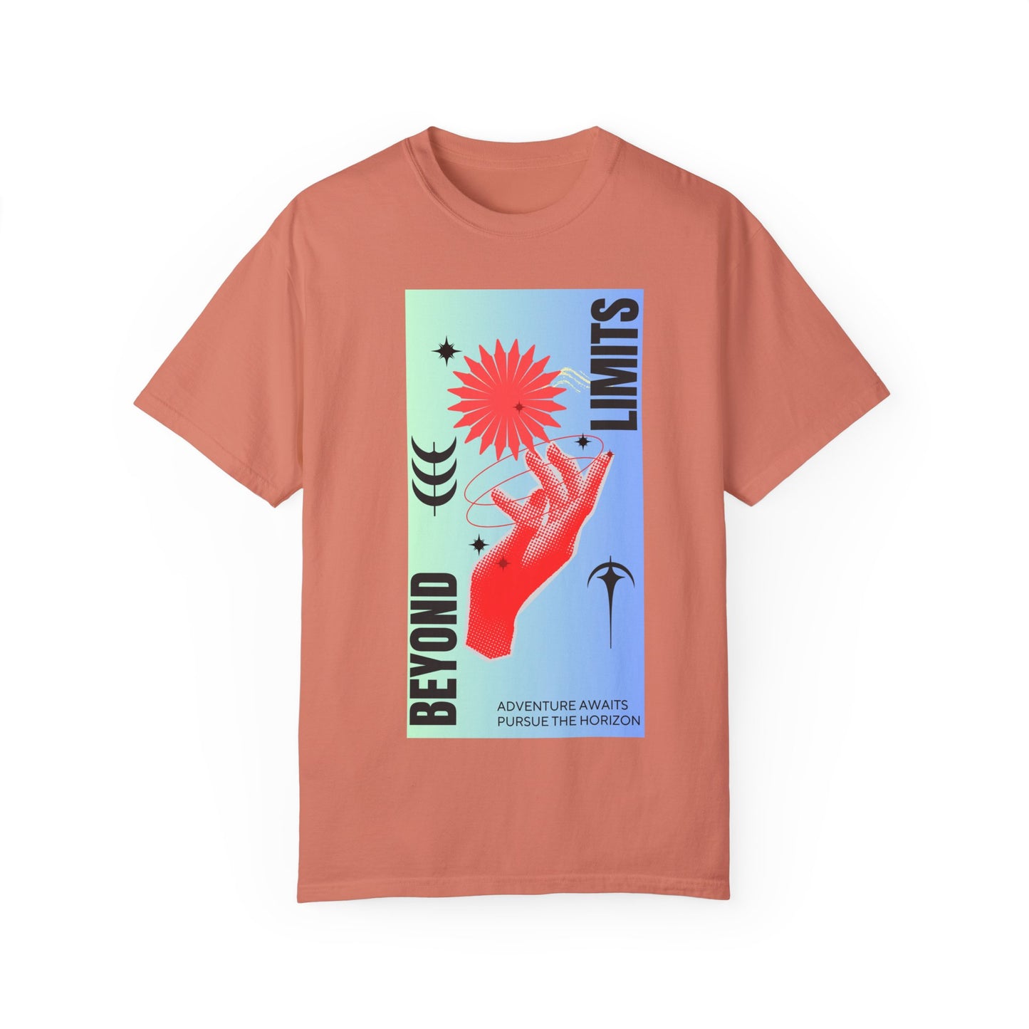 Adventure Beyond Limits T-Shirt - Unisex Garment-Dyed Tee