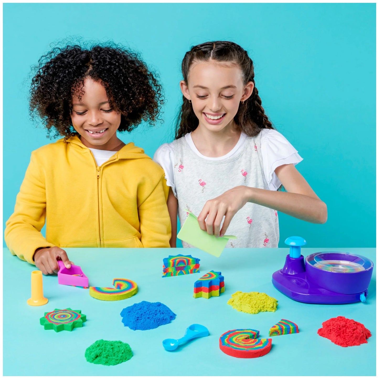 , Swirl N’ Surprise Playset with 2Lbs of Play Sand