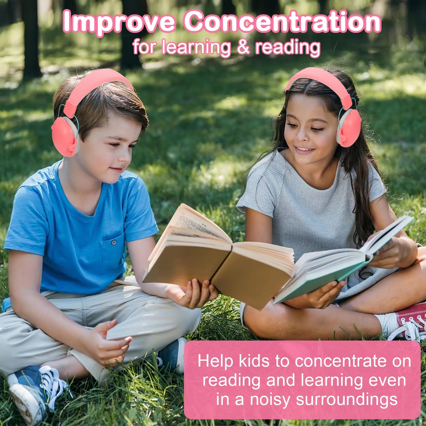 Upgraded Ear Kids Ear Protection Noise Cancelling Headphones, NRR 26Db Hearing Protection Earmuffs for Autism, Children, Toddler