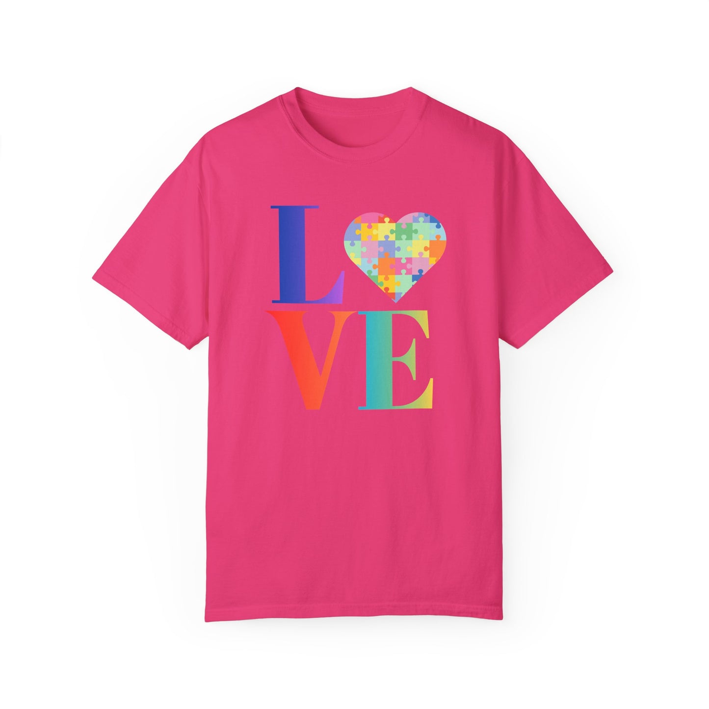 Colorful Love Puzzle Unisex T-Shirt