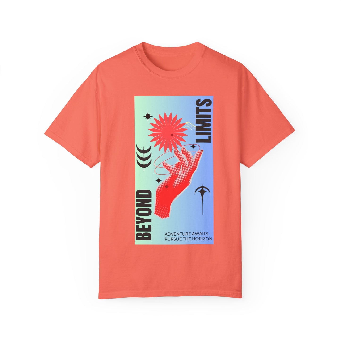 Adventure Beyond Limits T-Shirt - Unisex Garment-Dyed Tee