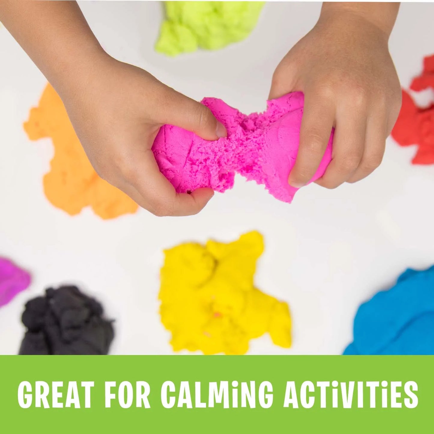 Playfoam Sand 8-Pack, Play Sand Set, 8 Assorted Colors, 6 Oz. Each, Sensory Toy for Kids, Ages 3+