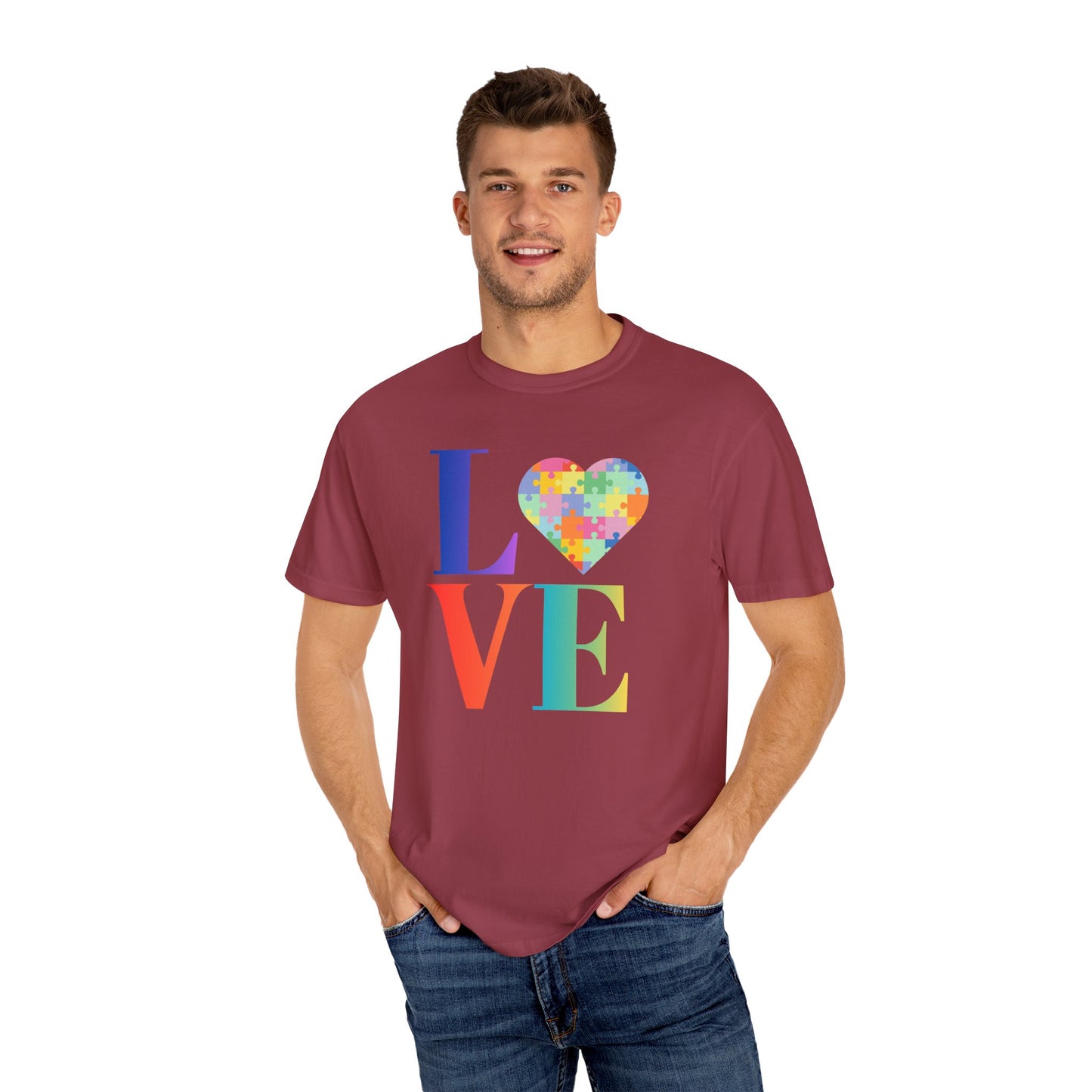 Colorful Love Puzzle Unisex T-Shirt