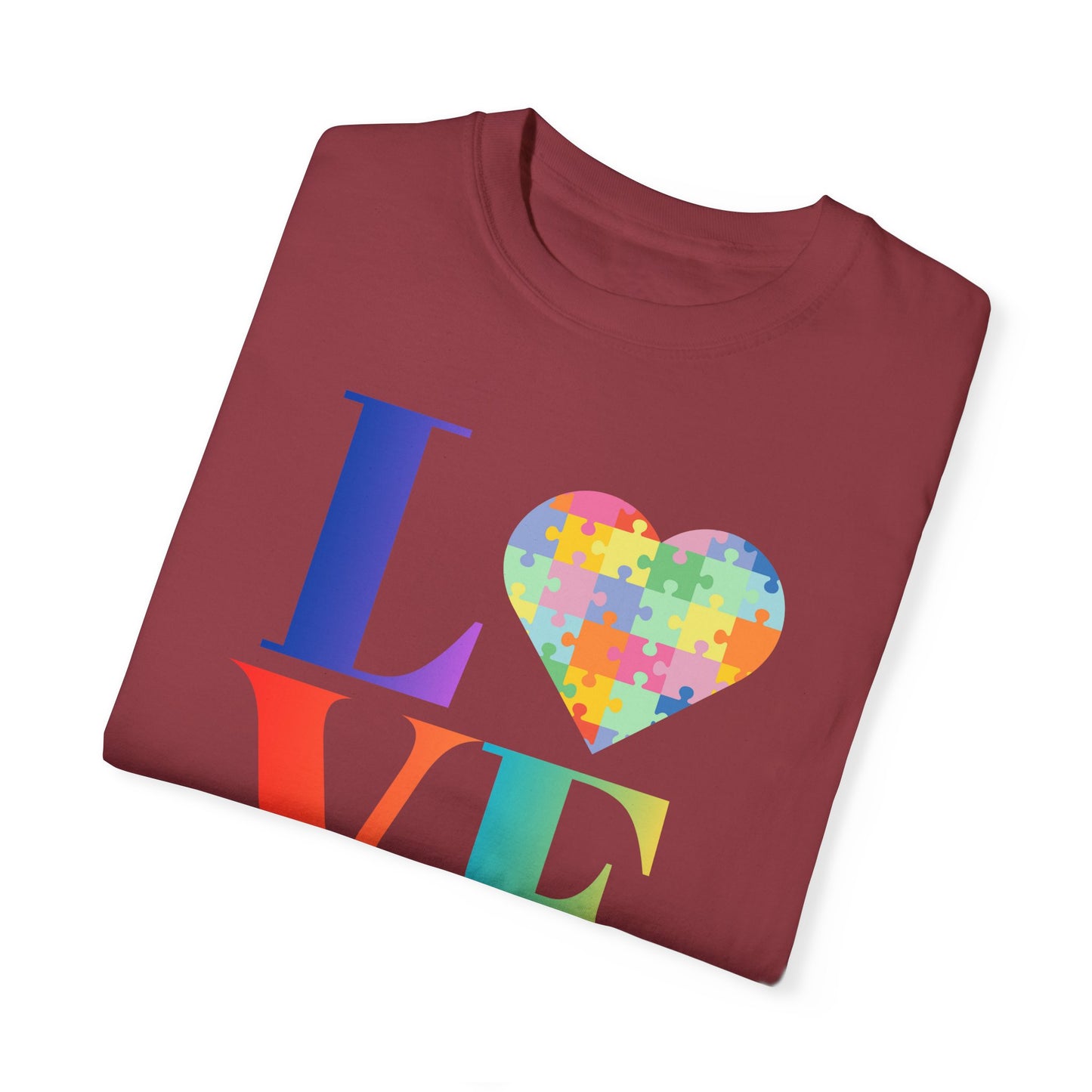 Colorful Love Puzzle Unisex T-Shirt