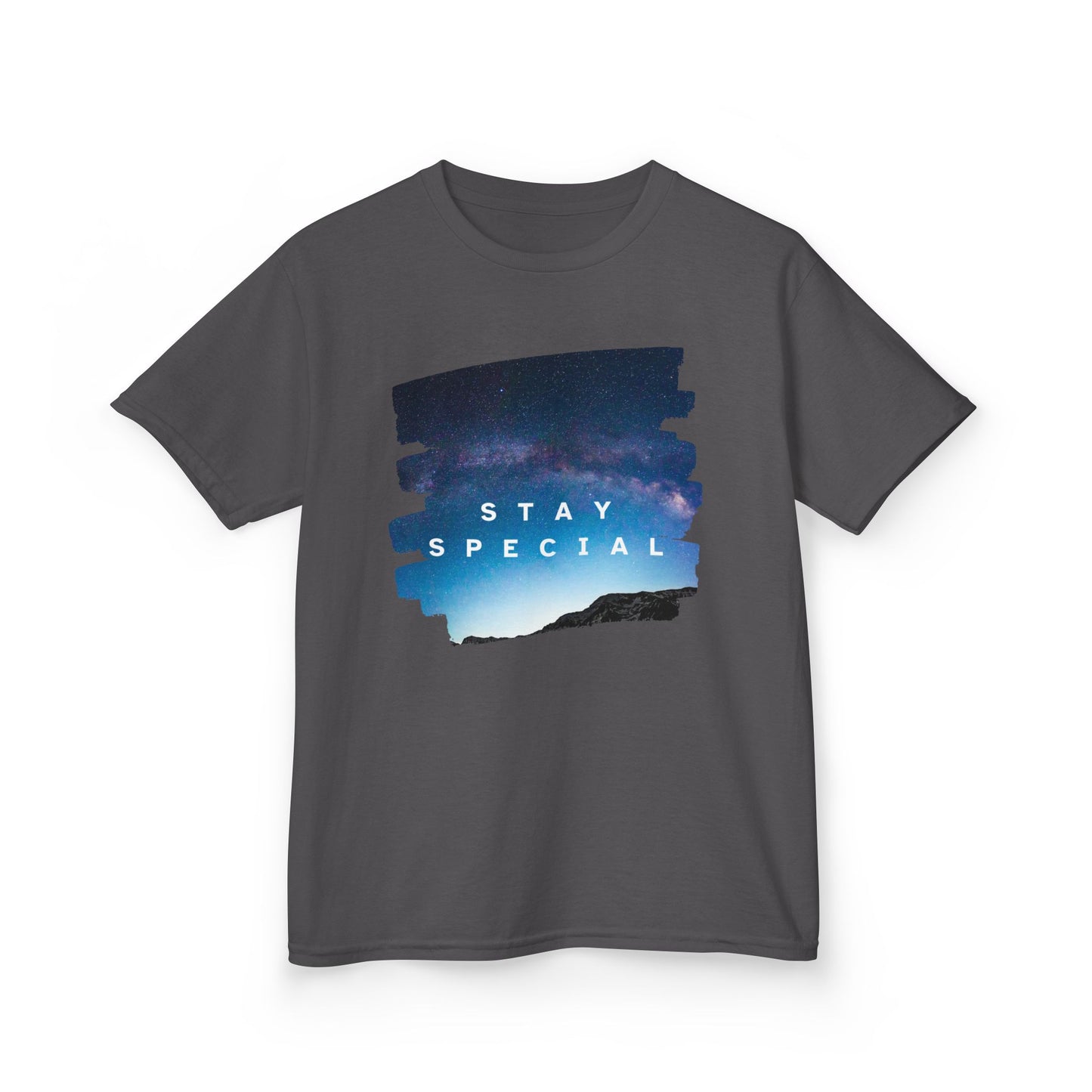 Stay Special Kids Garment-Dyed T-Shirt - Inspirational Galaxy Design