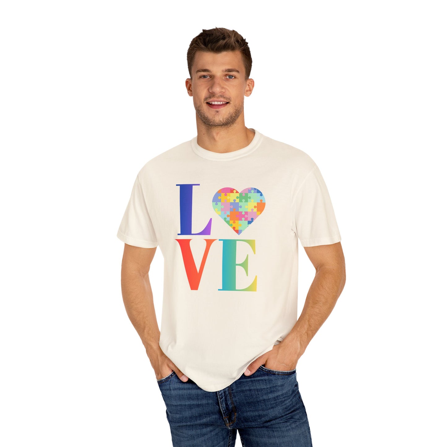Colorful Love Puzzle Unisex T-Shirt