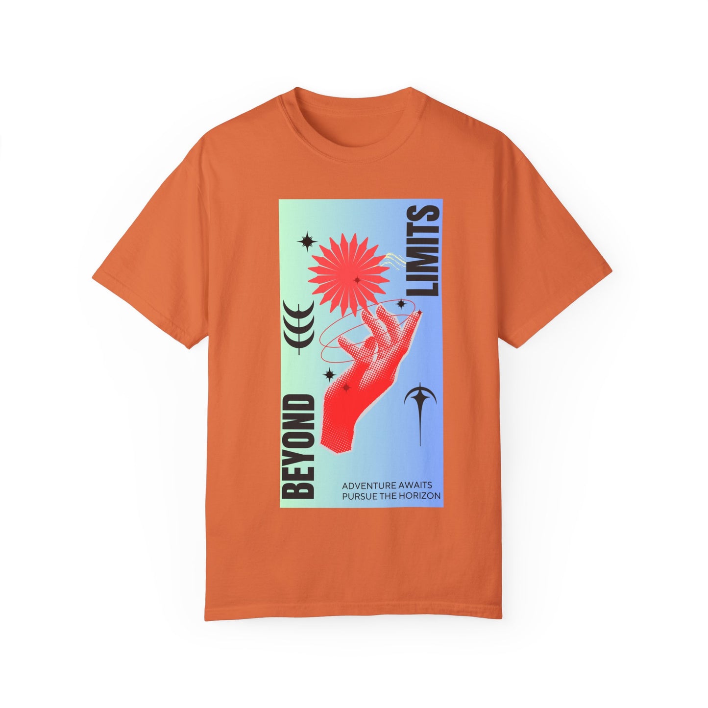 Adventure Beyond Limits T-Shirt - Unisex Garment-Dyed Tee
