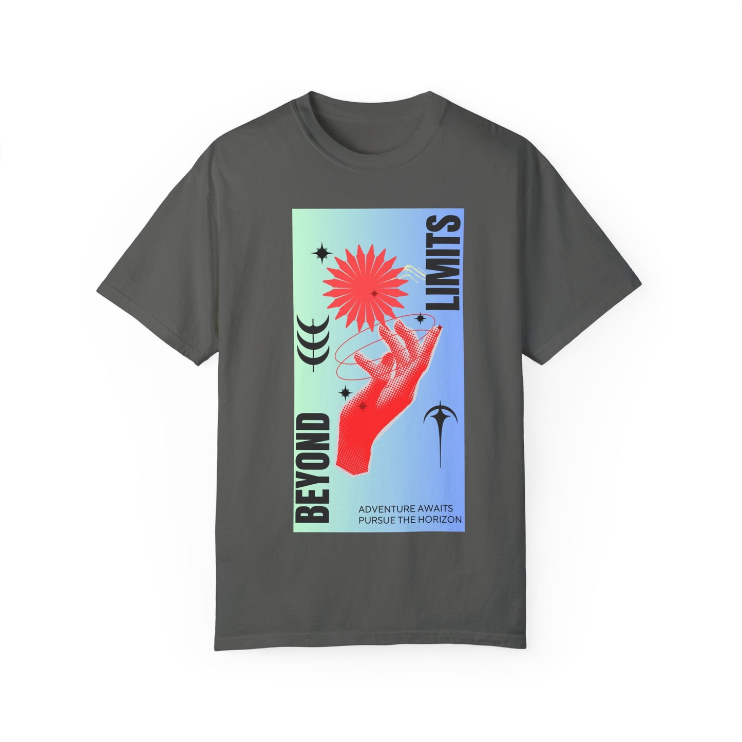 Adventure Beyond Limits T-Shirt - Unisex Garment-Dyed Tee