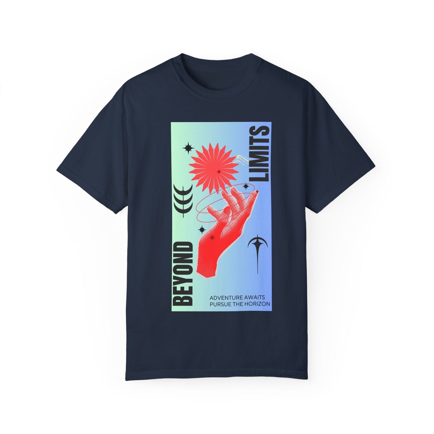Adventure Beyond Limits T-Shirt - Unisex Garment-Dyed Tee