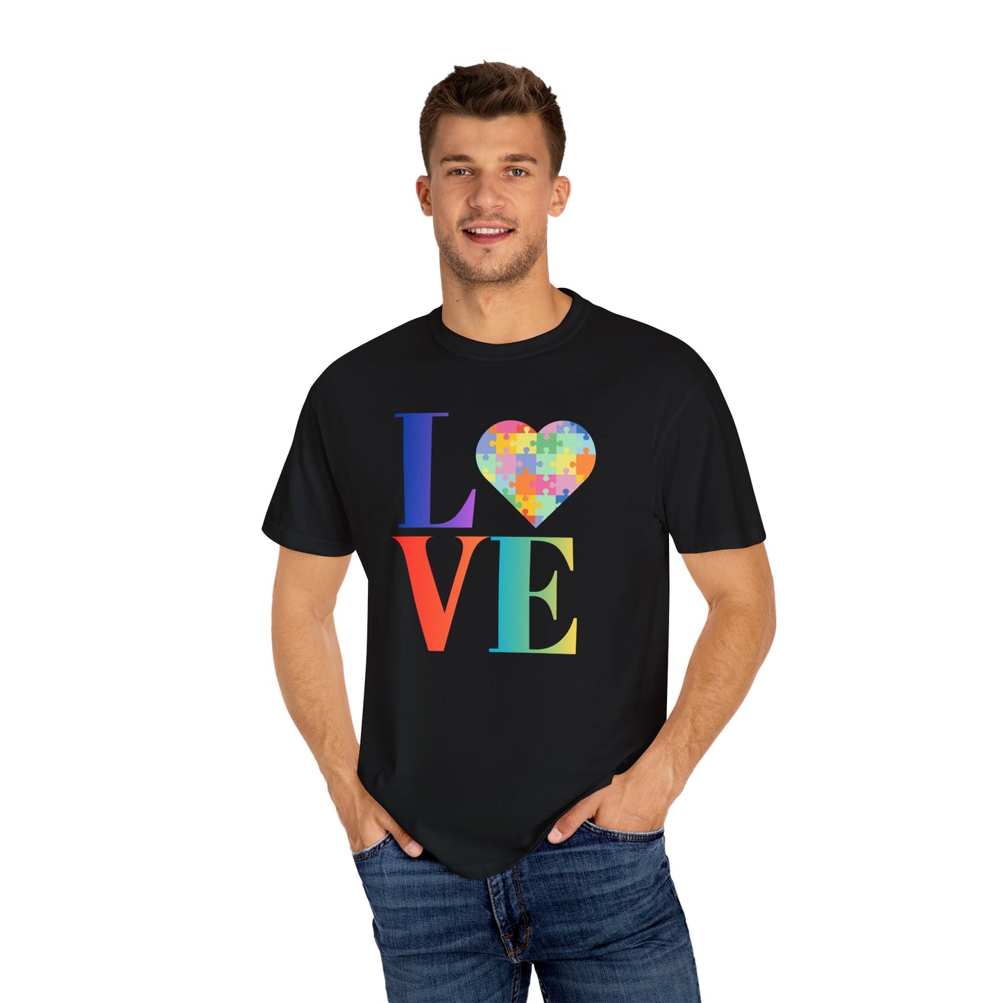 Colorful Love Puzzle Unisex T-Shirt