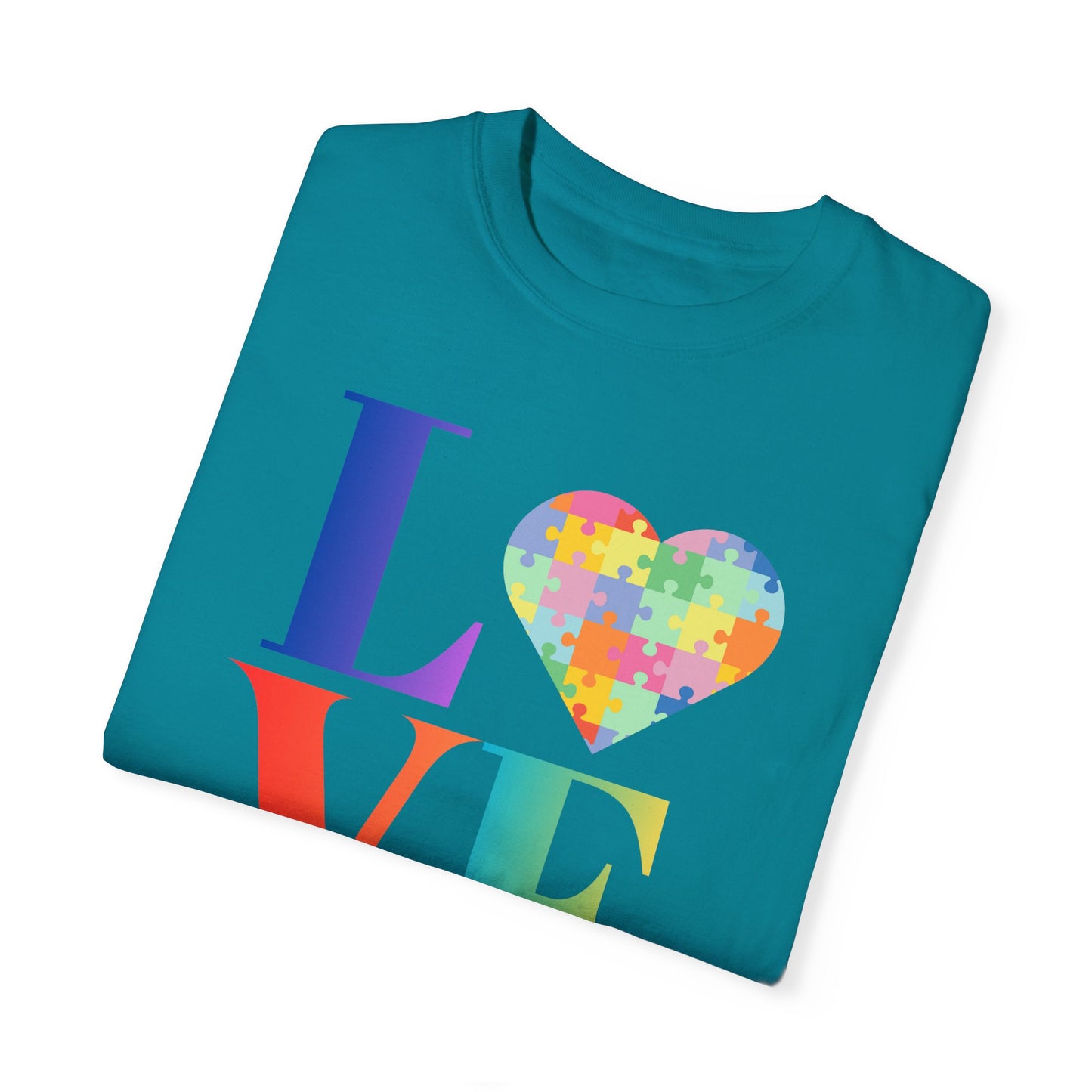 Colorful Love Puzzle Unisex T-Shirt