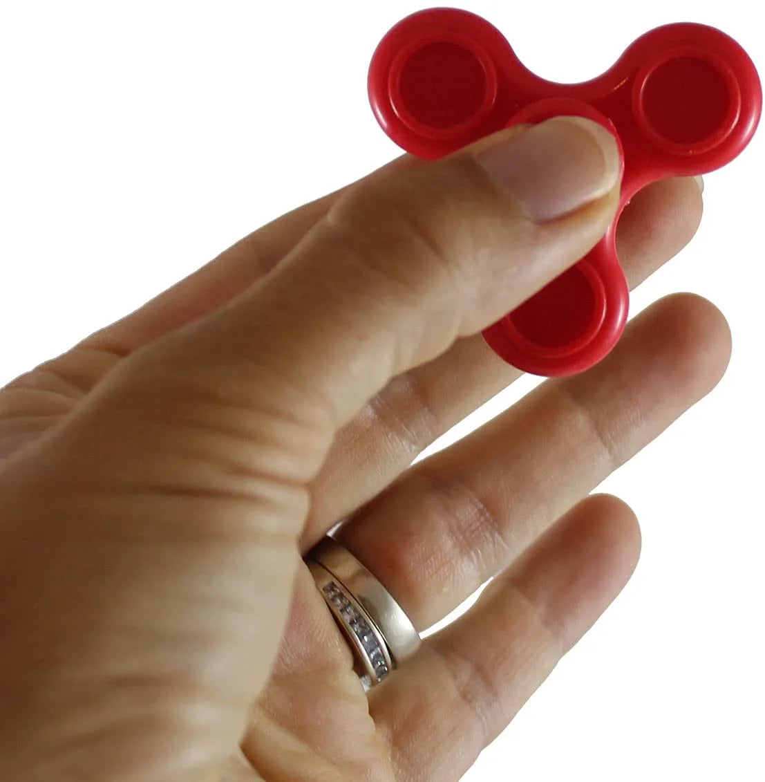 12 Mini Fidget Spinners - Fidget Toy - Sensory Stress Toy - Tiny Hand Spinner Toy - Party Favors (Random Colors)