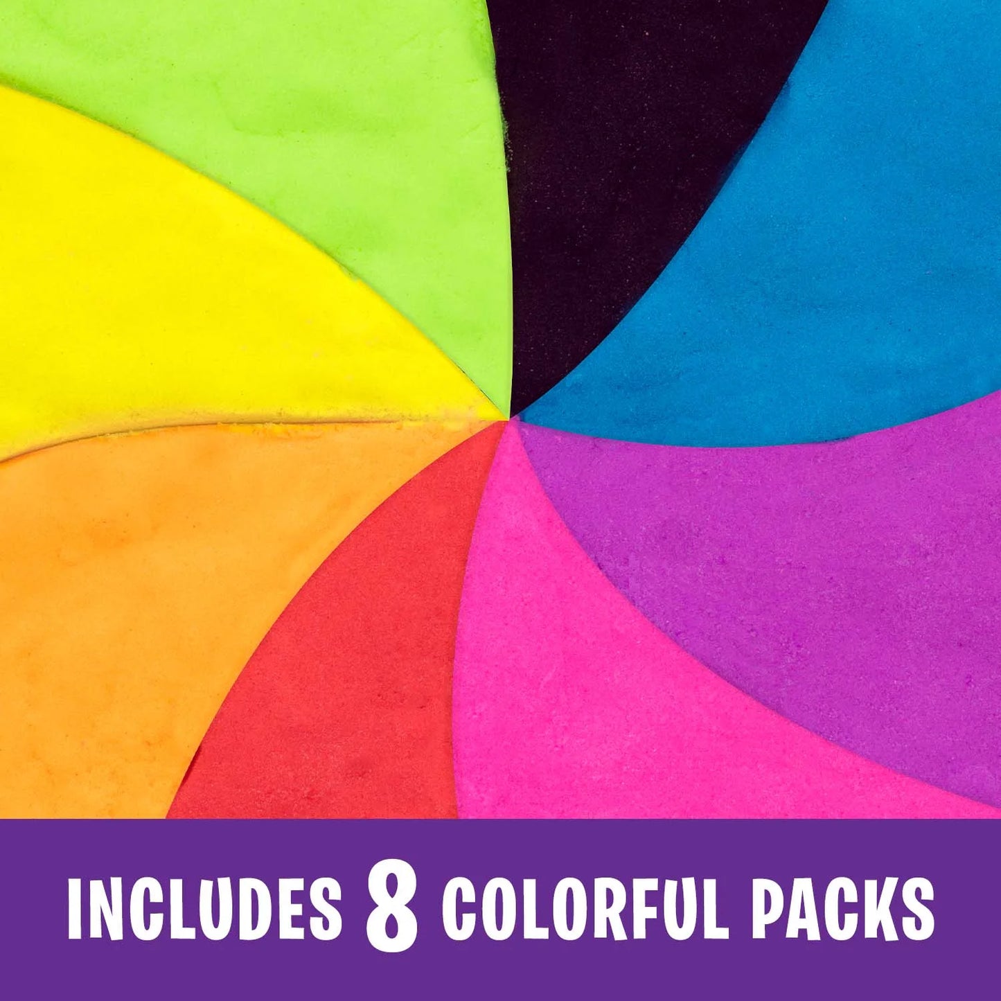 Playfoam Sand 8-Pack, Play Sand Set, 8 Assorted Colors, 6 Oz. Each, Sensory Toy for Kids, Ages 3+