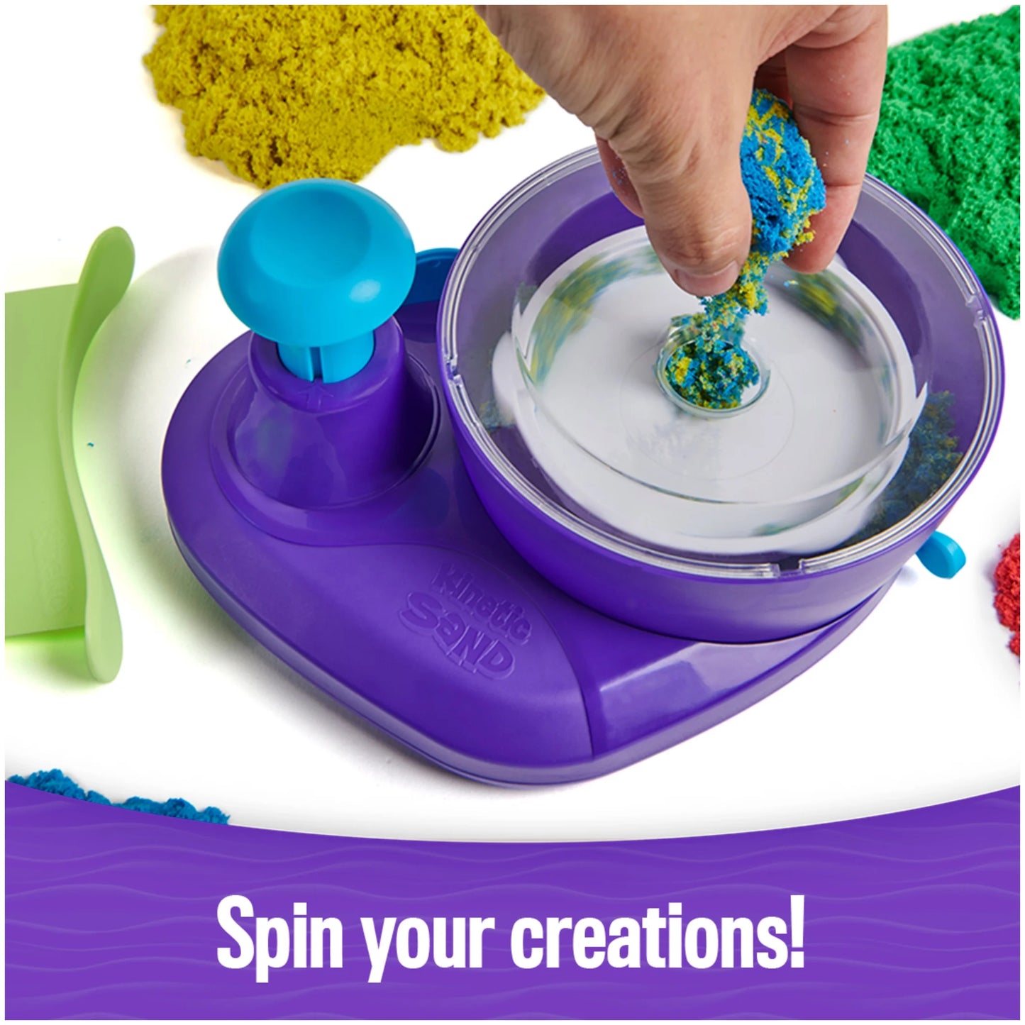 , Swirl N’ Surprise Playset with 2Lbs of Play Sand