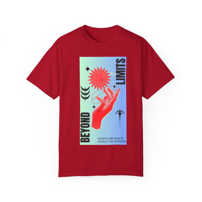 Adventure Beyond Limits T-Shirt - Unisex Garment-Dyed Tee
