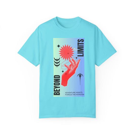 Adventure Beyond Limits T-Shirt - Unisex Garment-Dyed Tee