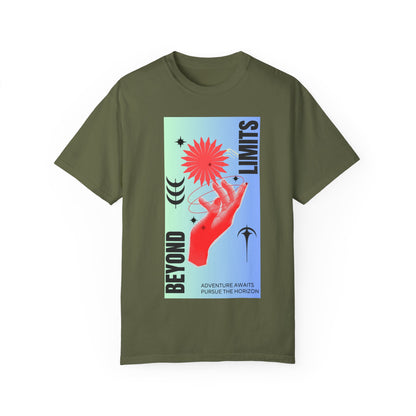 Adventure Beyond Limits T-Shirt - Unisex Garment-Dyed Tee