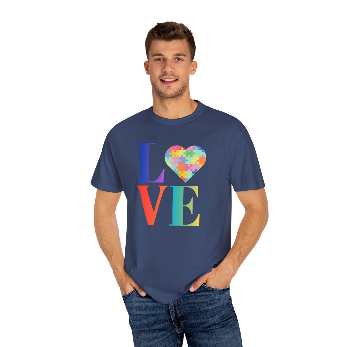 Colorful Love Puzzle Unisex T-Shirt
