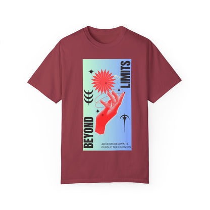 Adventure Beyond Limits T-Shirt - Unisex Garment-Dyed Tee