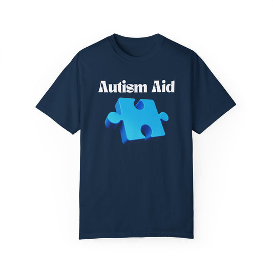 Autism Aid Unisex Garment-Dyed T-Shirt | Support Awareness & Inclusivity