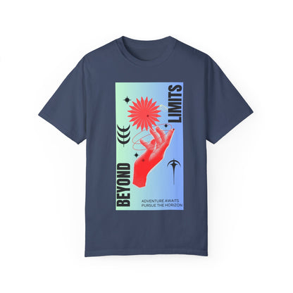 Adventure Beyond Limits T-Shirt - Unisex Garment-Dyed Tee