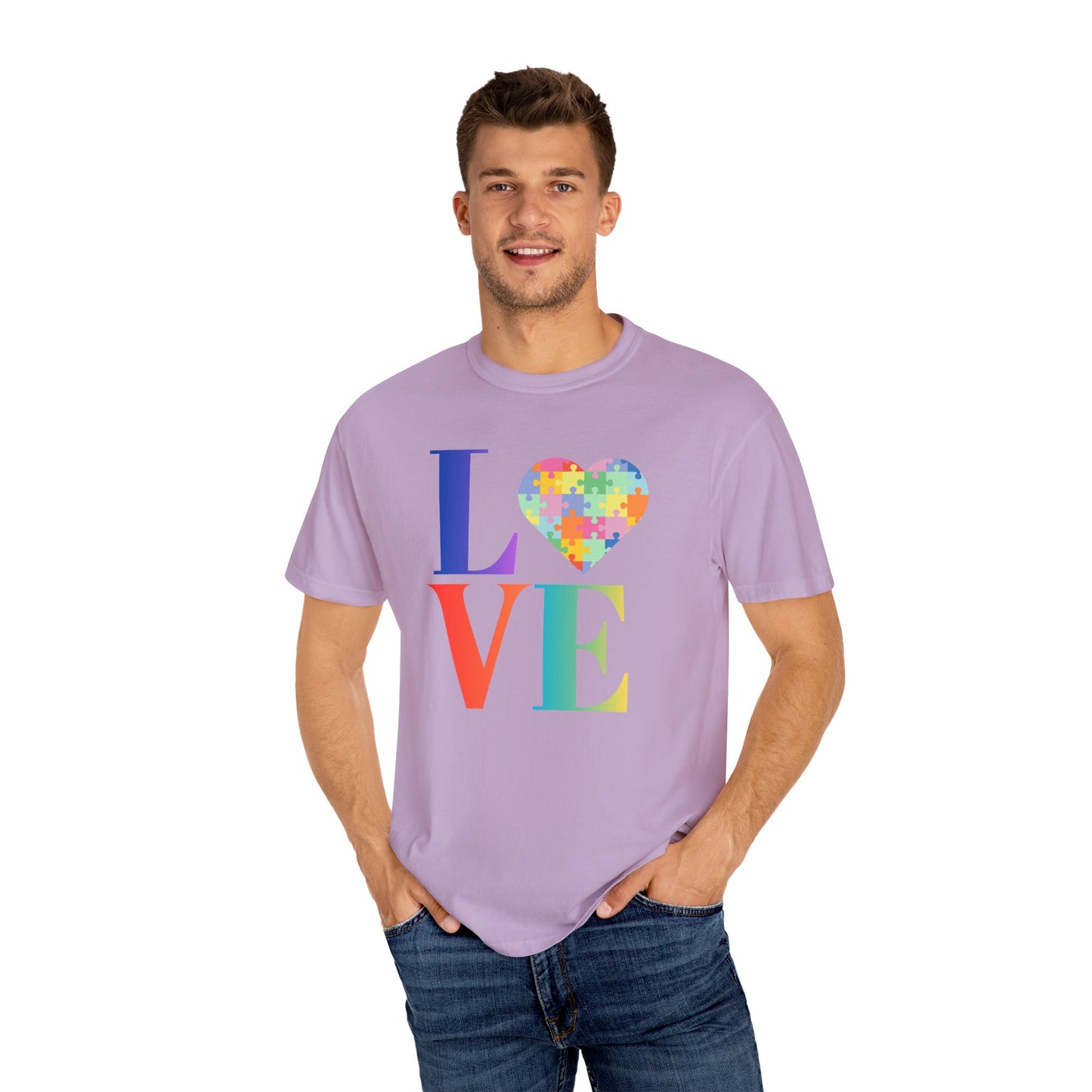 Colorful Love Puzzle Unisex T-Shirt