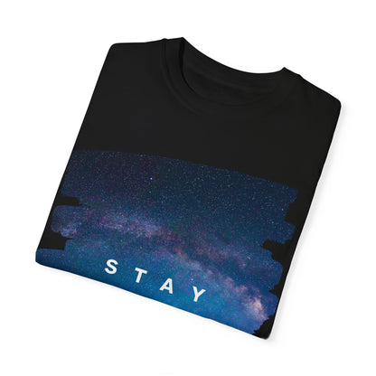Stay Special Unisex Garment-Dyed T-Shirt - Inspirational Galaxy Design