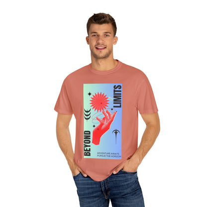 Adventure Beyond Limits T-Shirt - Unisex Garment-Dyed Tee