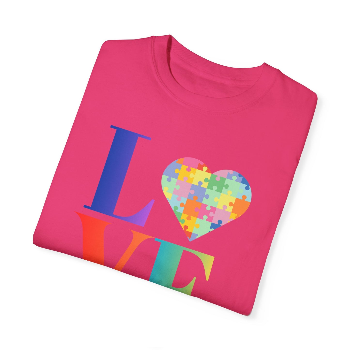Colorful Love Puzzle Unisex T-Shirt