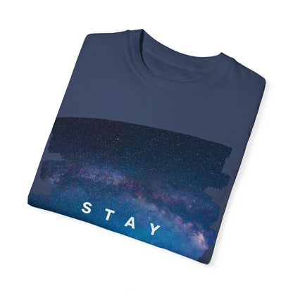 Stay Special Unisex Garment-Dyed T-Shirt - Inspirational Galaxy Design
